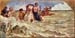 Sea Gods in the surf by Max Klinger