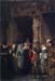 Leaving a church in the 15th Century by Alma-Tadema