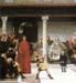 The education of children Clovis, detail by Alma-Tadema