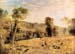Cassiobury Park - Harvest by Joseph Mallord Turner