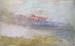 Red sky over a beach by Joseph Mallord Turner