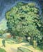 Blossoming chestnut tree by Van Gogh