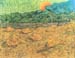 Evening landscape at moonrise by Van Gogh