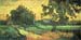Landscape with Castle Auvers at Sunset by Van Gogh