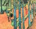 Les Alyscamps, falling leaves by Van Gogh