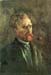 Self-Portait with pipe [1] by Van Gogh