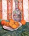 Still life with bottle and lemons on a plate by Van Gogh