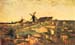 The Montmartre hill with windmills by Van Gogh