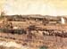 The blue carts by Van Gogh